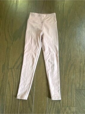 Tuff Athletics Girls Pink Fleece Lined Leggings- Sz M 10/ 12